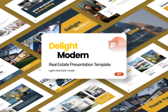 Delight Modern - Real Estate PowerPoint Template